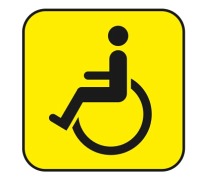 Знак для инвалида